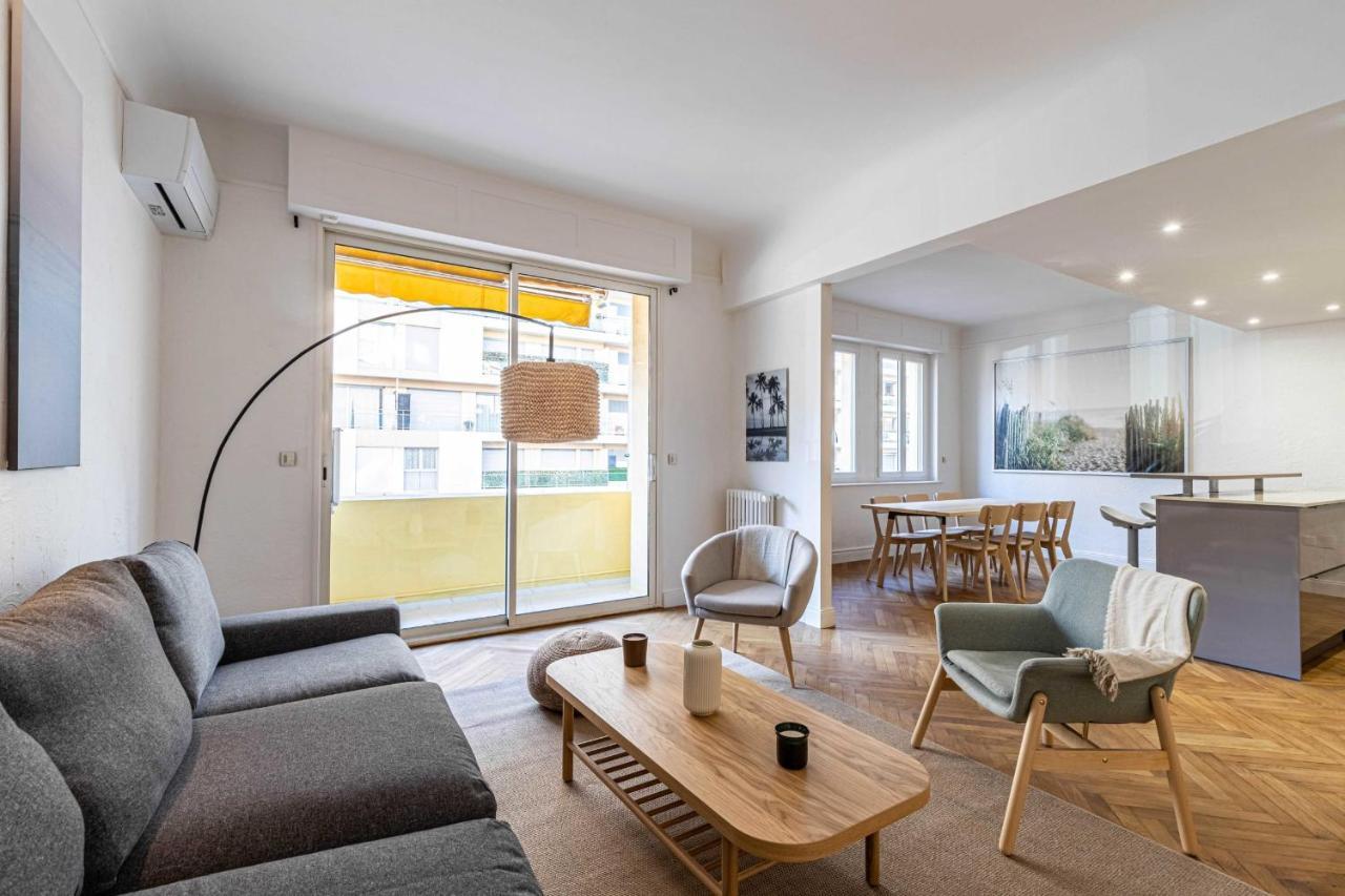 Renovated Apartment 80M2 6P 2Br - Cannes Palm Beach Dış mekan fotoğraf