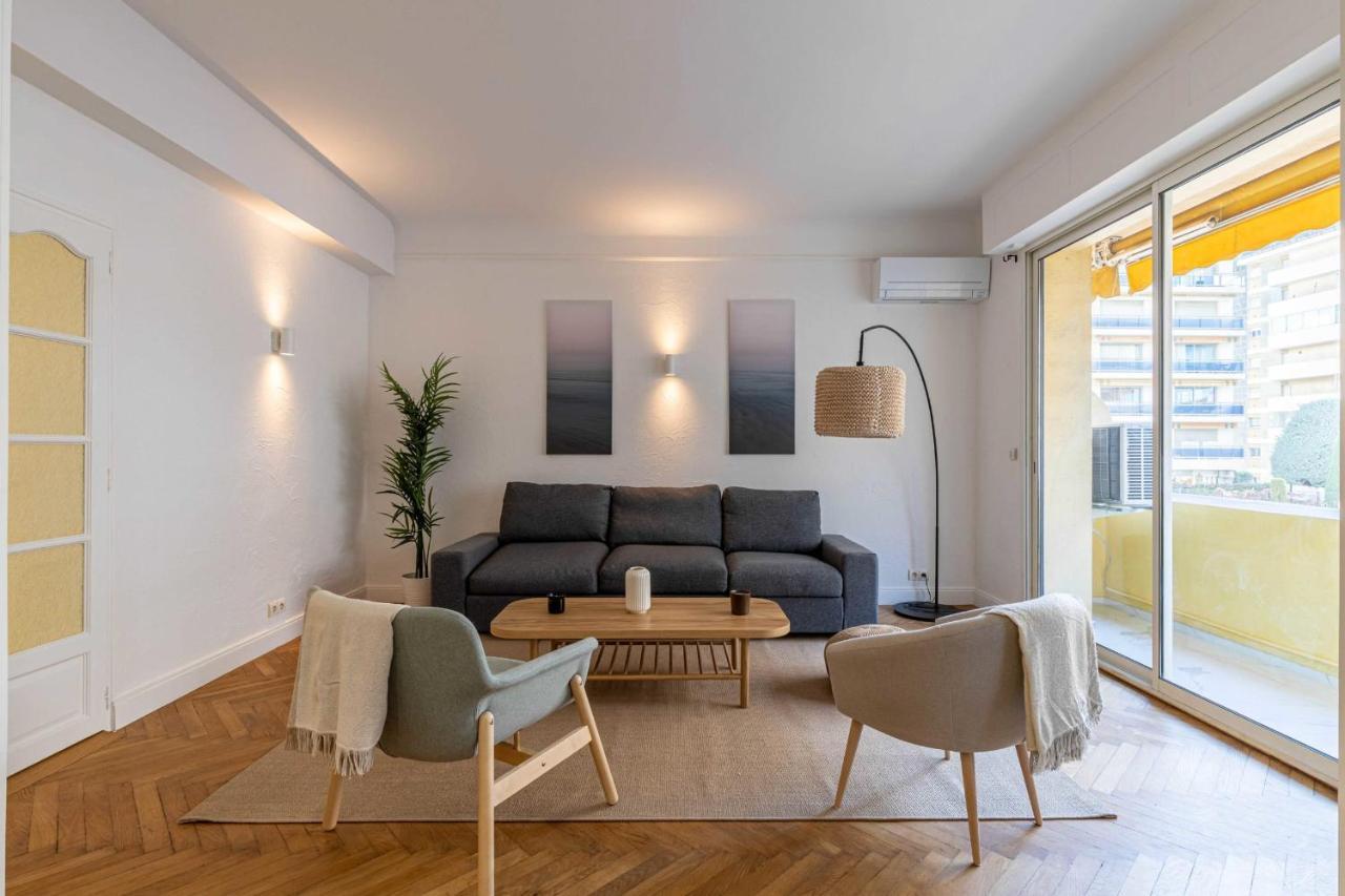 Renovated Apartment 80M2 6P 2Br - Cannes Palm Beach Dış mekan fotoğraf