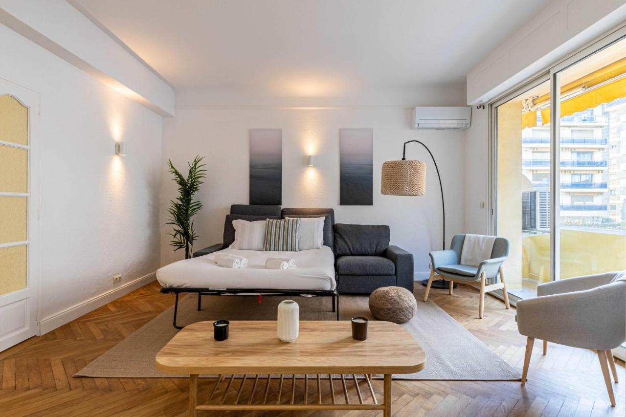 Renovated Apartment 80M2 6P 2Br - Cannes Palm Beach Dış mekan fotoğraf